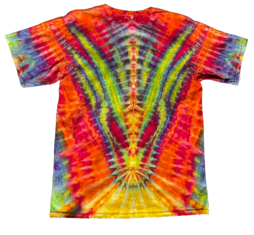 SkyDiArtist Fire Breathing Dragon Tie Dye T-Shirt