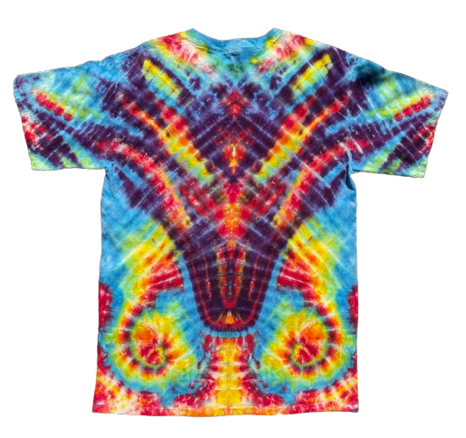 SkyDiArtist Fire Breathing Dragon Tie Dye T-Shirt