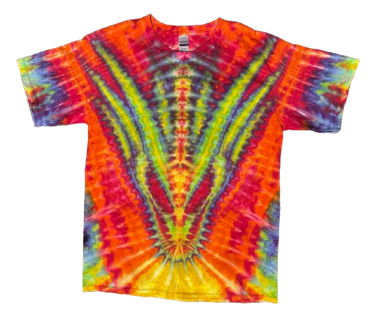 SkyDiArtist Fire Breathing Dragon Tie Dye T-Shirt